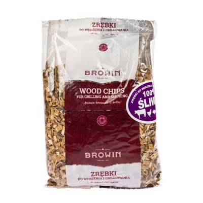 Zrębki wędzarnicze Browin 100% Śliwa 450 g