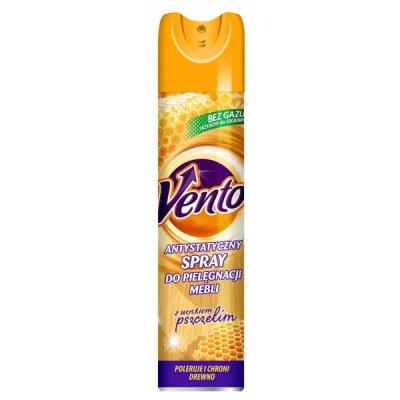 SPRAY ANTYSTATYCZNY DO MEBLI Z WOSKIEM PSZCZELIM