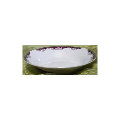 TALERZ GŁĘB. 24CM  *BORDO PL.*