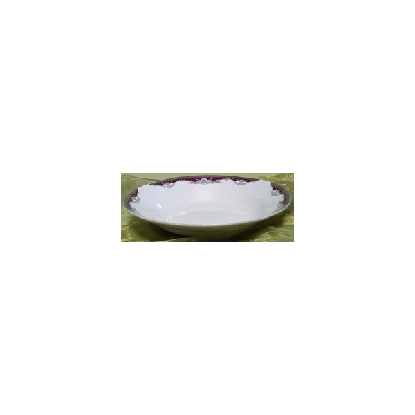 TALERZ GŁĘB. 24CM  *BORDO PL.*