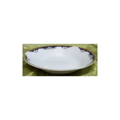TALERZ GŁĘB. 24CM *KOBALT ZŁ.*