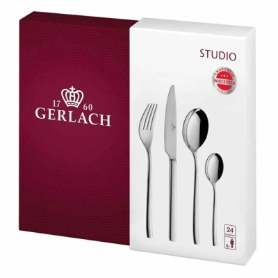 GERLACH-KPL. SZTUĆCÓW 24 ELEM. W PUDEŁKU *STUDIO* 59P