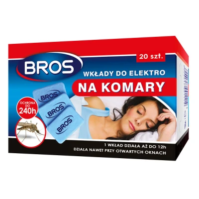 Wkłady do elektrofumigatora BROS 20 szt.
