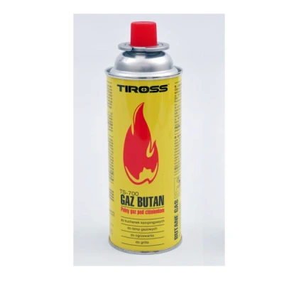 TIROSS-POJEMNIK Z GAZEM  DO KUCHENEK KEMPING., LAMP GAZOWYCH, GRILLA TS-700