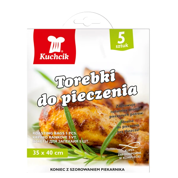 TOREBKI DO PIECZENIA RĘKAWY DO PIECZENIA 35x40cm 5szt. TERMOODPORNE