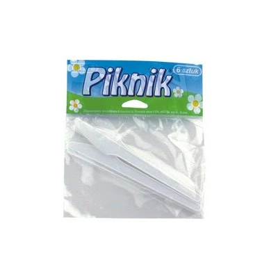 Noże plastikowe Piknik 12 sztuk