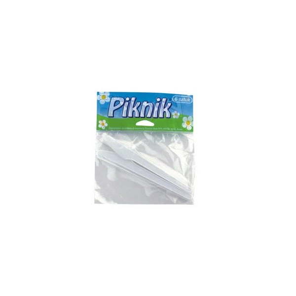 Noże plastikowe Piknik 12 sztuk