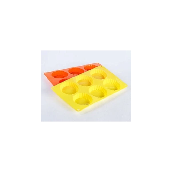 SPL-1597 FORMA SILIKONOWA 6 MUFFIN NISKICH 29X17