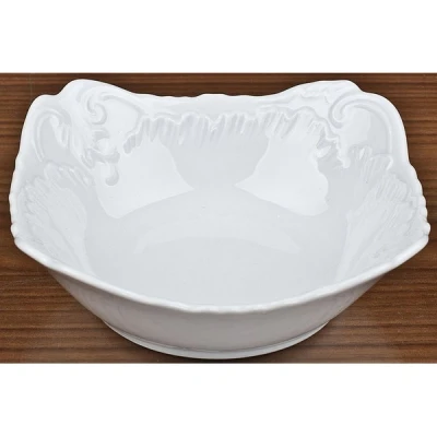 ĆMIELÓW-0000-ROCOCO SALATERKA KWADRAT 14CM