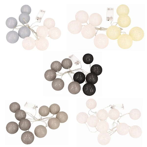 Lampki Cotton Balls 10 LED