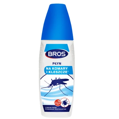 Płyn na komary i kleszcze BROS 100 ml 15% DEET