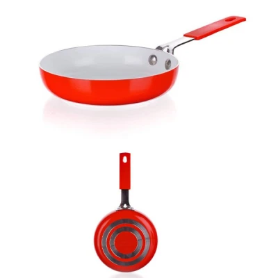 CZ-PATELNIA 14CM ALU CERAMIC *ROSSA/RED*