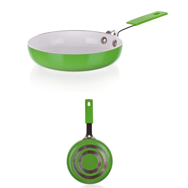 CZ-PATELNIA 14CM ALU CERAMIC *VERDE/GREEN*