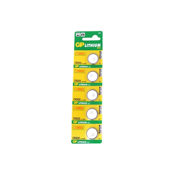 GP-BATERIA GUZIKOWA LITOWA 3.0V CR2032 BLISTER 5SZT.