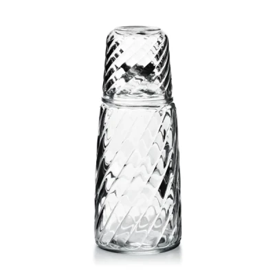 MON-BUTELKA SZKLANA Z ZAKRĘTKĄ I SZKLANKĄ 1100ML 1350