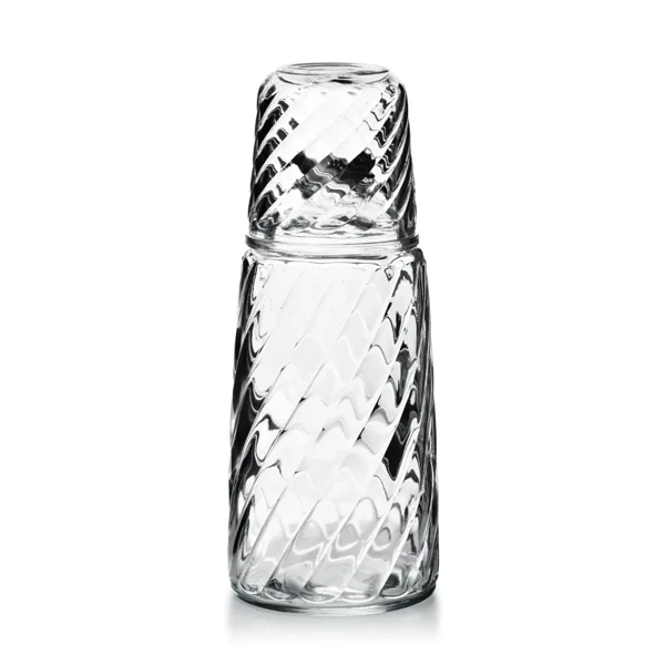 MON-BUTELKA SZKLANA Z ZAKRĘTKĄ I SZKLANKĄ 1100ML 1350