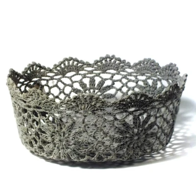 Koszyk polirattanowy Mondex SINO 23 × 23 × 9 cm