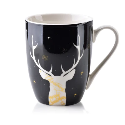 Kubek porcelanowy Affek Design Santa Lila 0,35 l