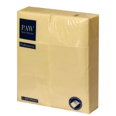Serwetki PAW SoftPoint Unicolor Champagne 38 x 32 cm