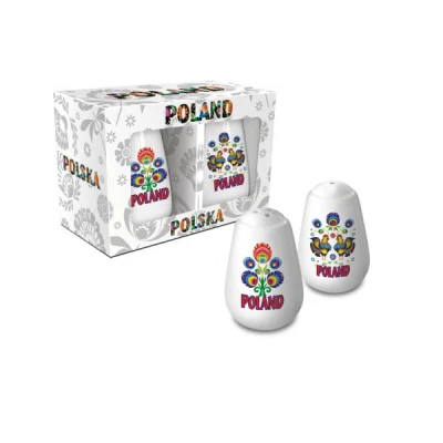 BG-ZESTAW SÓL + PIEPRZ FOLK *KWIAT/KOGUT*