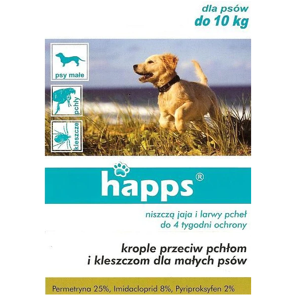 Preparat przeciw pchłom i kleszczom BROS HAPPS Herbal 0,004 l