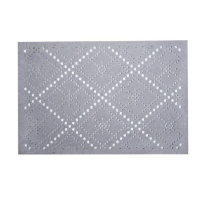 Mata filcowa 45 × 30 cm szara Pretty