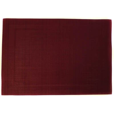Mata stołowa Ambition 30 x 45 cm PVC/PS kolor wiśniowy