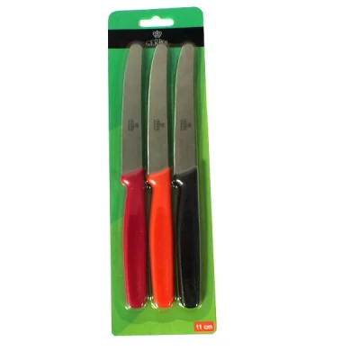 GER-*NEON* KPL. 3 NOŻY GŁADKICH 11CM