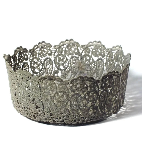 Koszyk okrągły Mon-Koszyk 24 × 9 cm szary