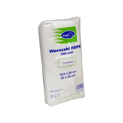 Woreczki foliowe HDPE Stella 14 x 4 x 26 cm