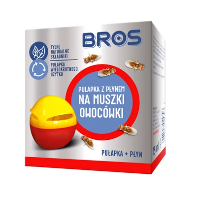 Pułapka na muszki owocówki BROS 0,05 l