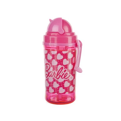 CZ-BUTELKA ZE SŁOMKĄ 350ML BARBIE