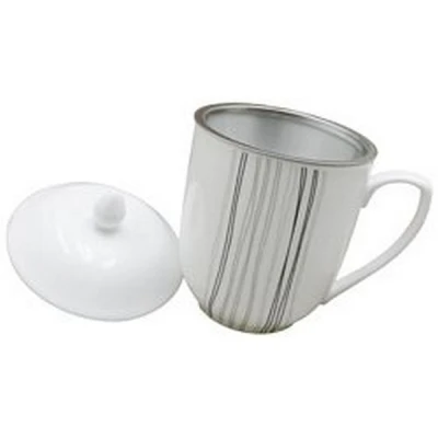 DUO-KUBEK Z ZAPARZACZEM *SILVER LINE*