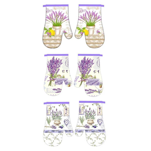 Rękawice kuchenne Euromat Lavender II 18 x 27 cm