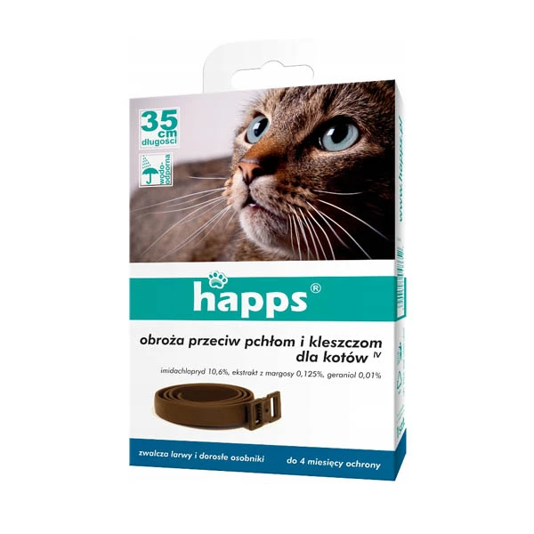 Obroża przeciw pchłom HAPPS 35 cm