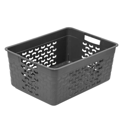 Kosz na drobiazgi Branq Cotton 4 ciemnoszary melanż