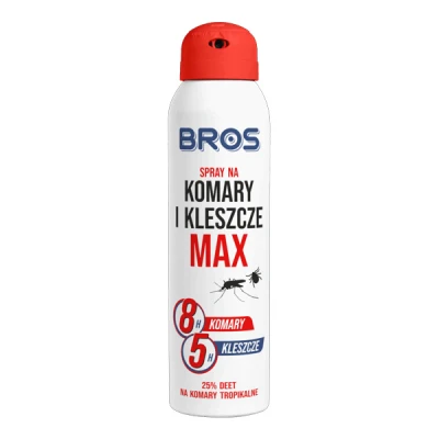 Spray na komary i kleszcze Bros MAX 90 ml