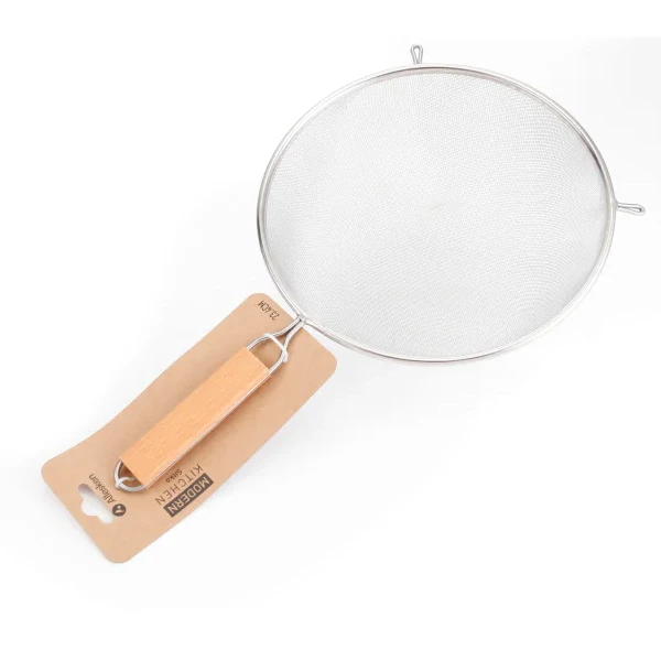 SITKO METALOWE 23cm CEDZAK DURSZLAK OCIEKACZ DO MAKARONU WARZYW