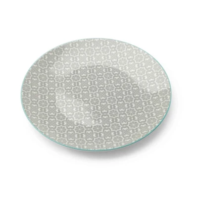 Talerz deserowy porcelanowy Affek Design Marocco Grey 21,5 cm