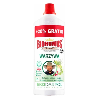 Nawóz organiczny Ekodarpol Biohumus Extra do warzyw 1,25 l