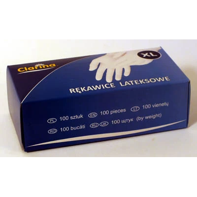 AKU-RĘKAWICE LATEX *XL* /100/