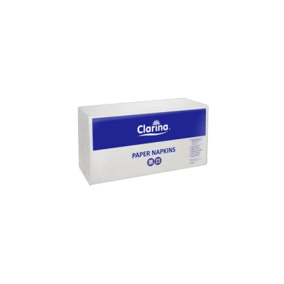 Serwetki papierowe Clarina 1W Białe 33 × 33 cm