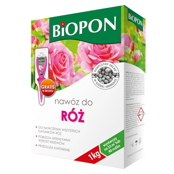 Nawóz do róż BIOPON granulat 1 kg