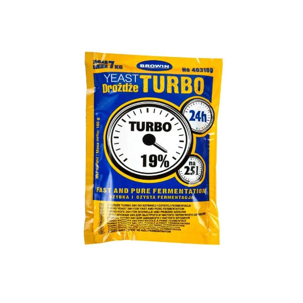 Drożdże gorzelnicze Browin Turbo 24h 180 g