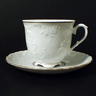 ĆMIELÓW-3604 FILIŻANKA+SPODEK 0,25 *ROCOCO CLASSIC* 1/2