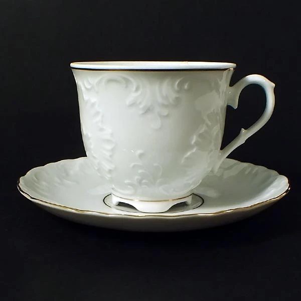 ĆMIELÓW-3604 FILIŻANKA+SPODEK 0,25 *ROCOCO CLASSIC* 1/2
