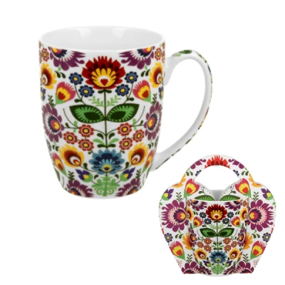 DUO-KUBEK W KOSZYCZKU 350ML *ŁOWICZ*