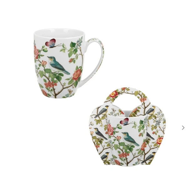 Kubek porcelanowy DUO Crocus 350 ml