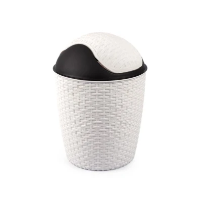 KAT-KOSZ NA ŚMIECI UCHYLNY 8L RATTAN