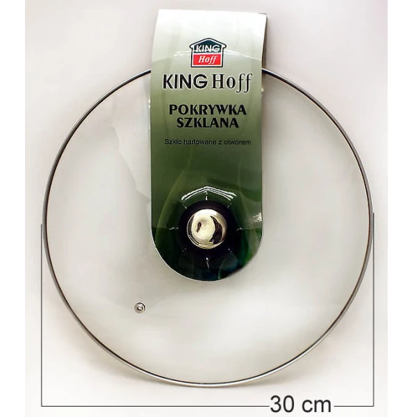 KH-4391 POKRYWA SZKLANA 30CM BEZ RANTU